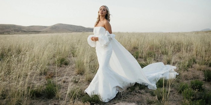 Form fitting wedding dresses