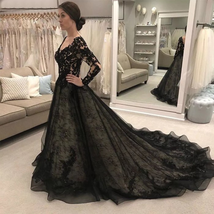 Black dress for wedding