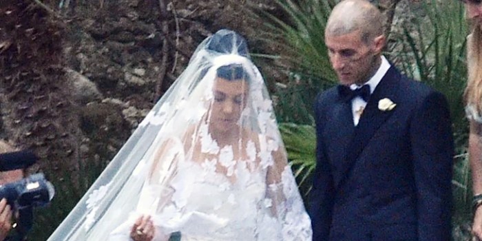 Kourtney kardashian wedding dress