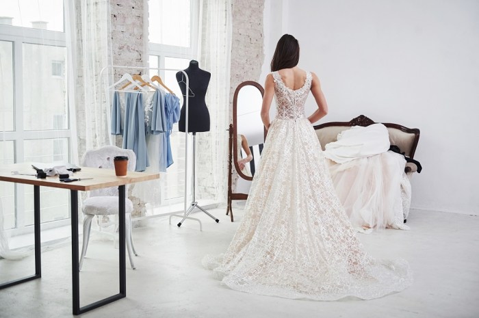 Dry wedding cleaning dress gown clean