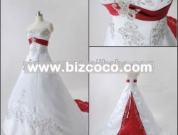 Red and White Wedding Dresses A Style Guide