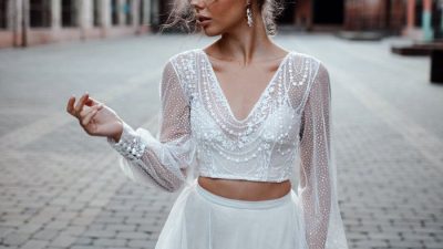 Two Piece Wedding Dresses A Modern Bridal Trend