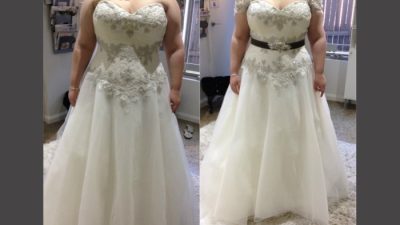 Plus size wedding dresses near me