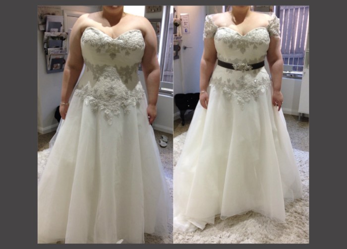 Plus size wedding dresses near me